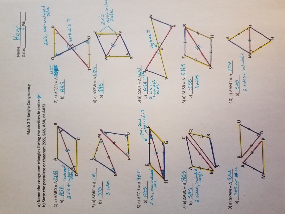 The polygon angle-sum theorems answer key