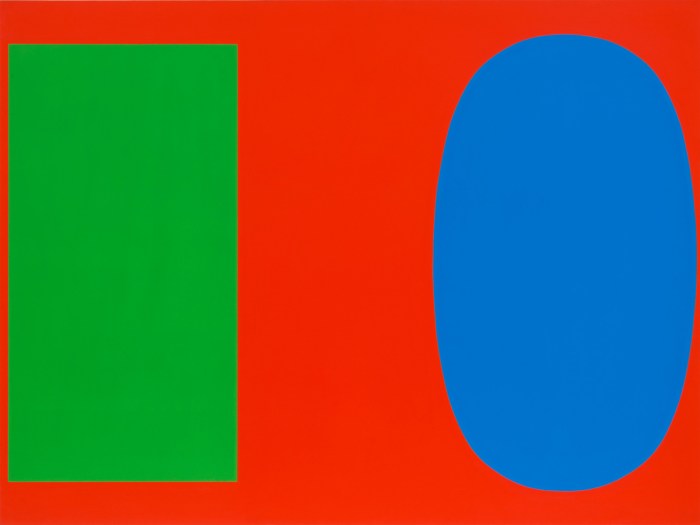 Ellsworth kelly red blue green 1963