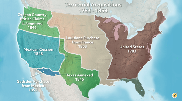 Map of the monroe doctrine