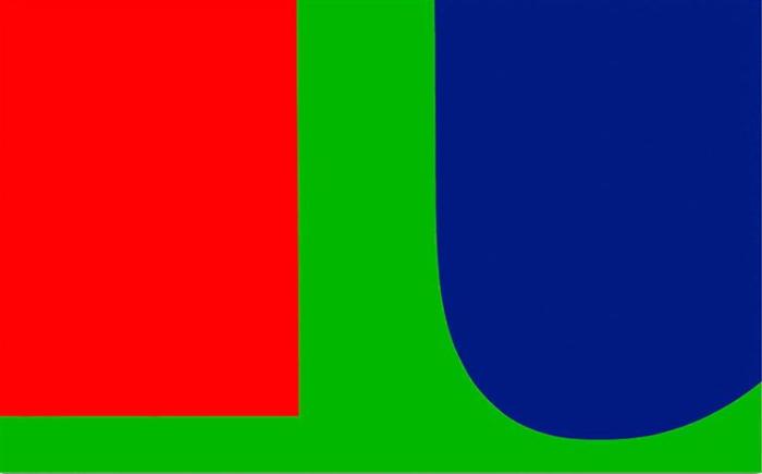 Ellsworth kelly red blue green 1963