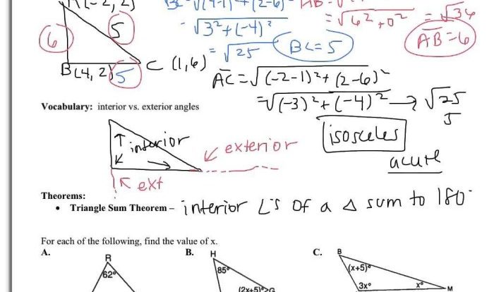 The polygon angle-sum theorems answer key