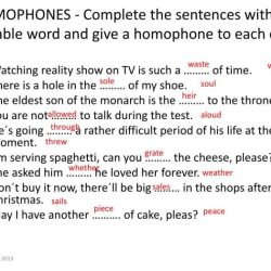 Which of the following sentences contains a homophone
